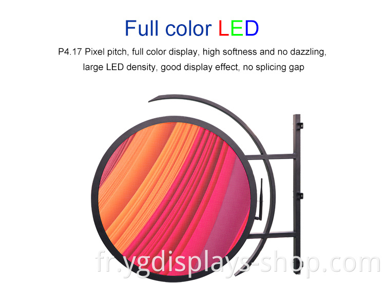 double sided led display